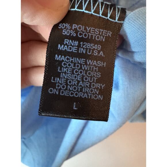 Aviator Nation Bolt Graphic Boyfriend Tee In Sky Blue Sz L NEW NWT $83 - Picture 8 of 9